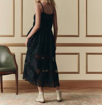 The Great. - Rosette Crochet Dress