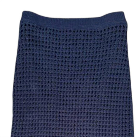 Theory - Textured Crochet Skirt
