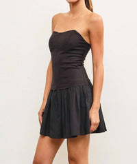 Mustard Seed Trisha Dress in black - women's dress - alternate view