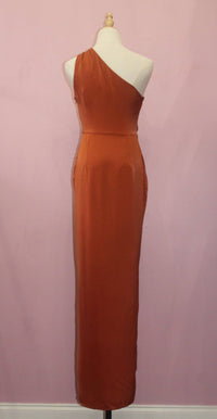 Twosisters The Label Women's Isabel Dress in rust - women's dress - detail view