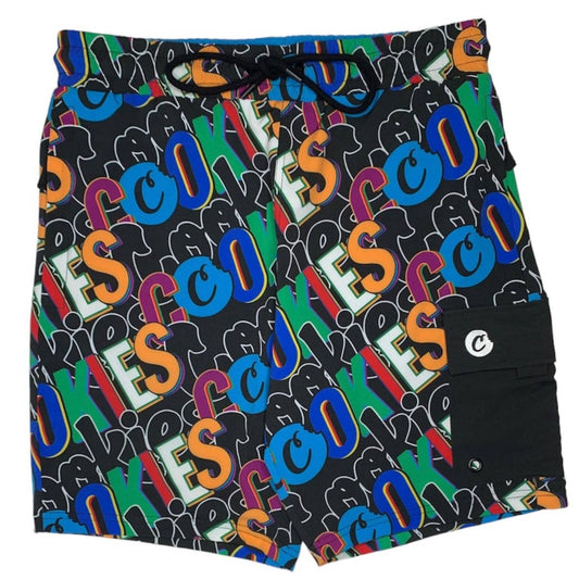 Cookies - Men's On The Block Pull On Swim Trunk