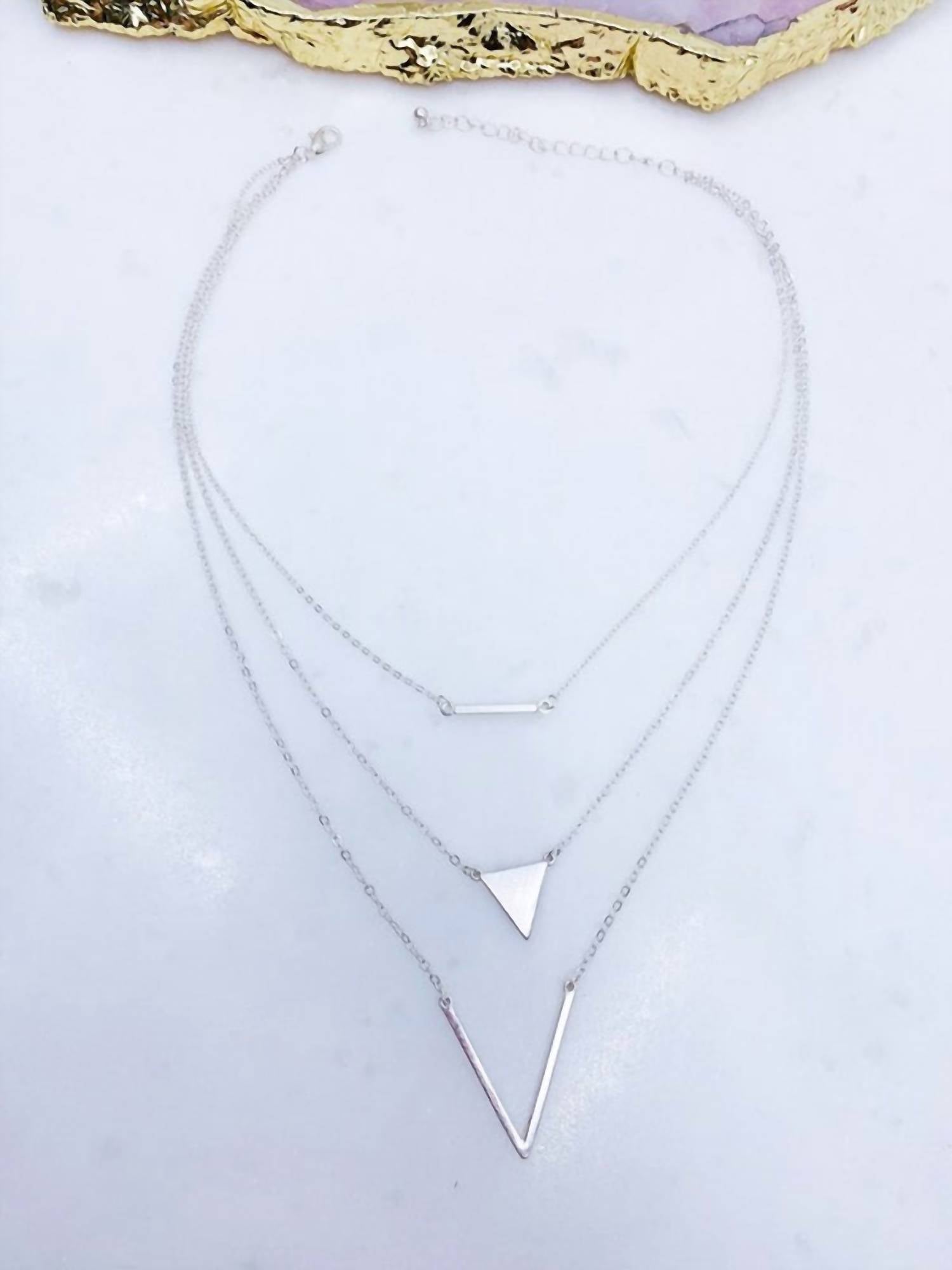 Southern Seoul - Women's Layered Arrow Necklace