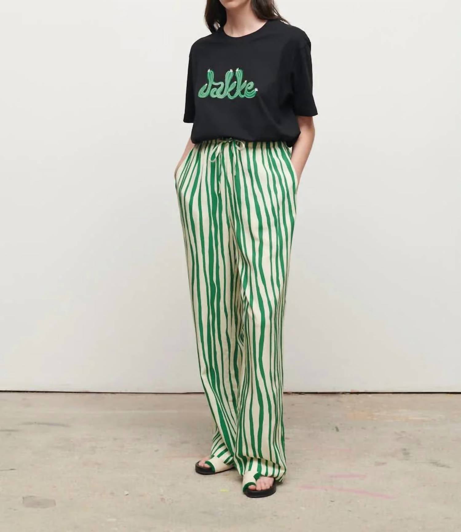 Jakke - Stripe Willow Trousers - Plus