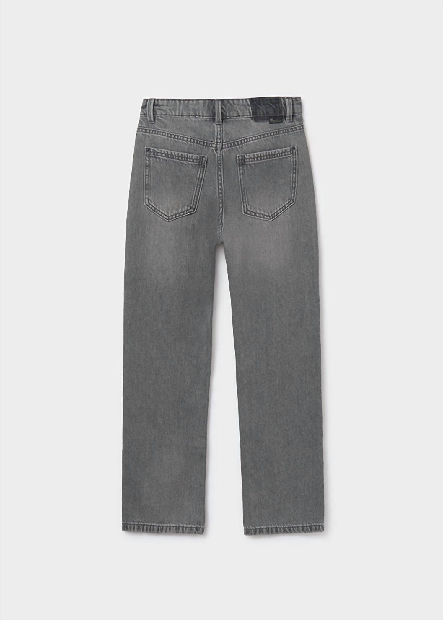 Mayoral - Girl's Relaxed Fit Long Denim Jeans