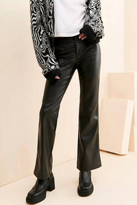 Free People Love Language Low Rise Slim Pants in black - women's jeans