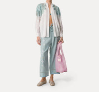 forte forte Floréal Embroidered Blouse in white - women's blouse - view 4