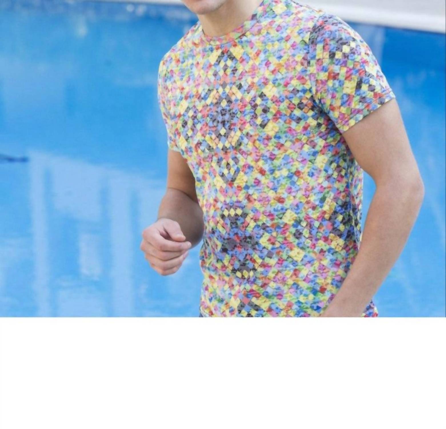 Eight X - Color Boom Print T-shirt