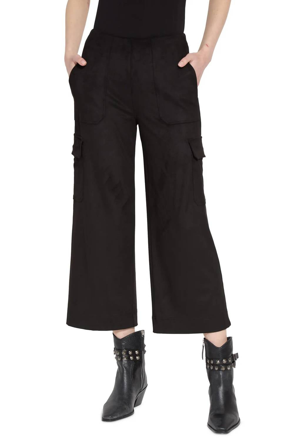 Lysse - Anita Vegan Suede Crop Cargo Pant