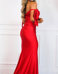 Cinderella Divine - Southern Class Bow Sleeve Formal Dress