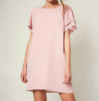 Orbit 7 - Elise Flutter Sleeve Mini Dress