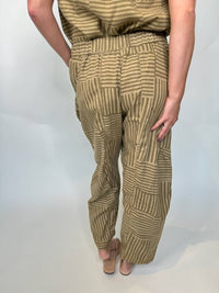 Umgee - Striped Baggy Fit Pants