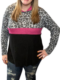 Honeyme - Snow Leopard Hoodie
