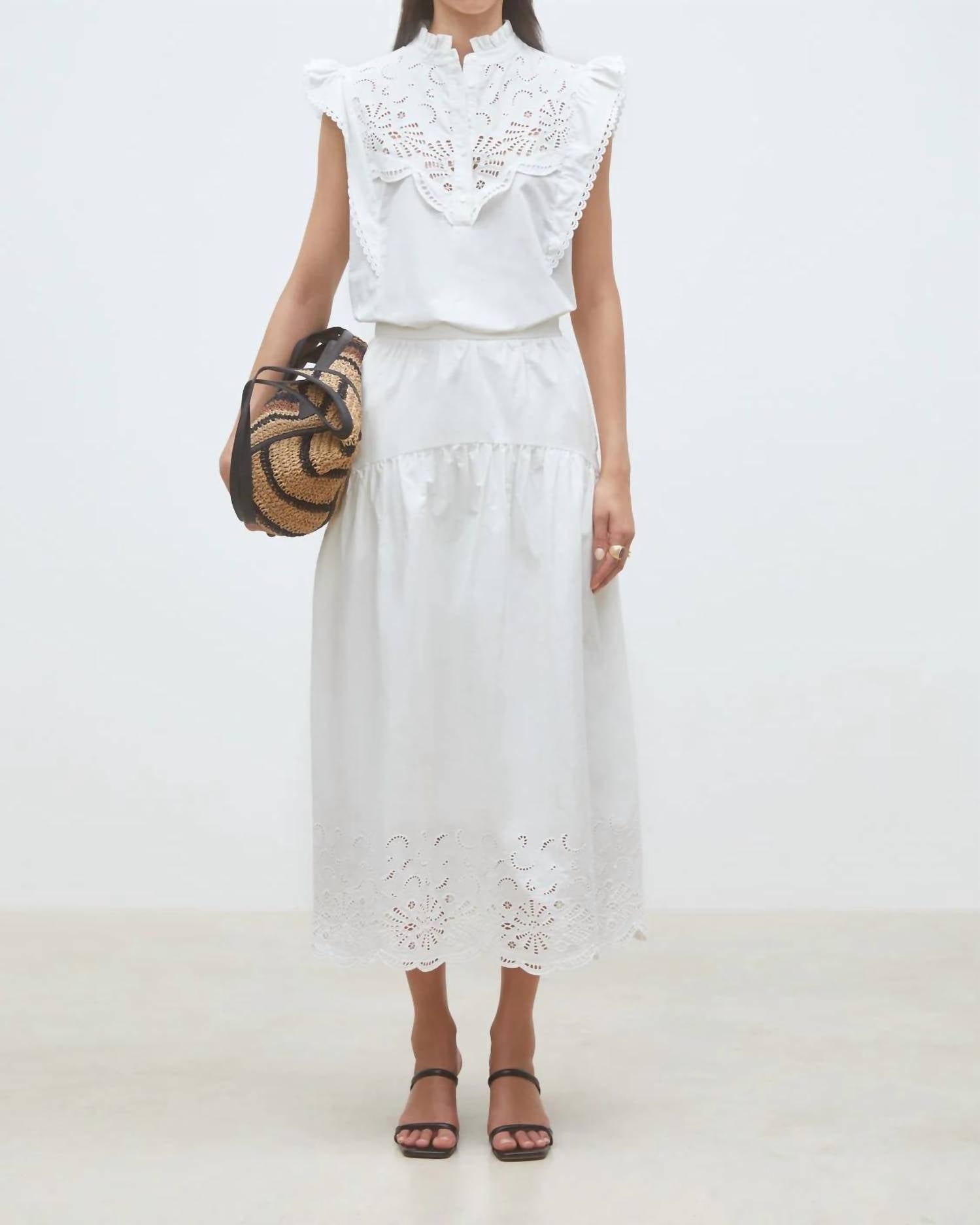 Suncoo - Flavie Jupe Midi Skirt