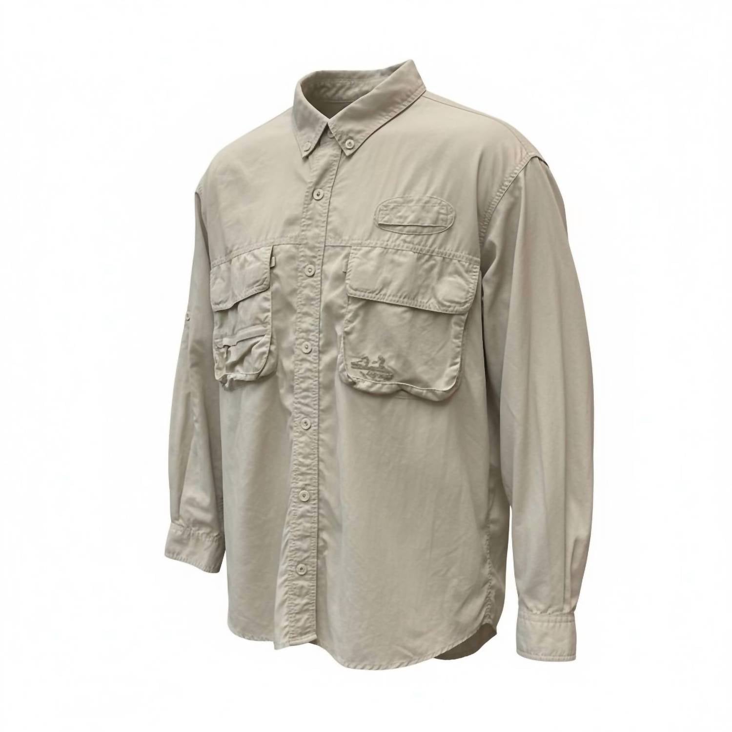 Cabela's Guidewear Button Up Shirt in tan - men's shirt - alternate view