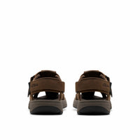 Clarks Men's Saltway Cove Sandal in dark brown leather - men's sandal - view 4