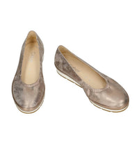 GABOR Women's Florenza Slip-on Shoes in gold - women's flats - detail view