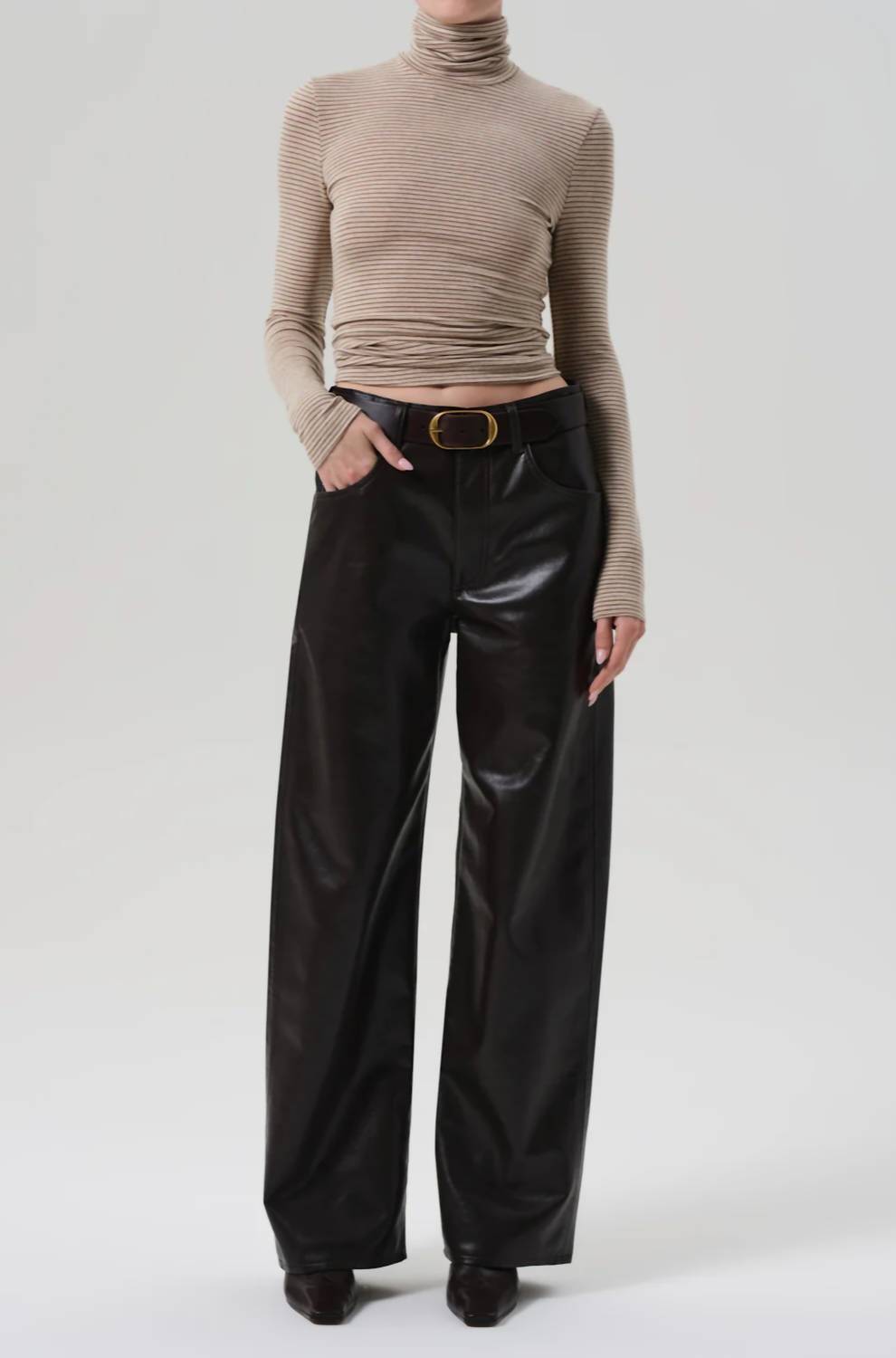 Citizens Of Humanity - Ayla Baggy Recycled Leather Pants