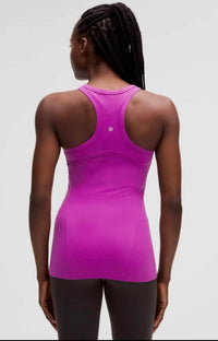 lululemon Align Hip-Length Racerback Tank in magenta - women's tank top - alternate view