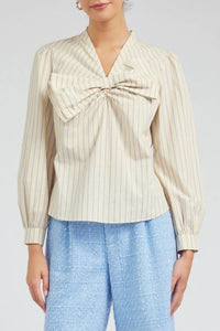 Current Air - Florence Bow Detail Top