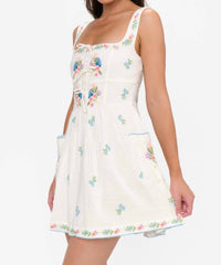 Show Me Your Mumu Demi Mini Dress in white - women's dress - alternate view