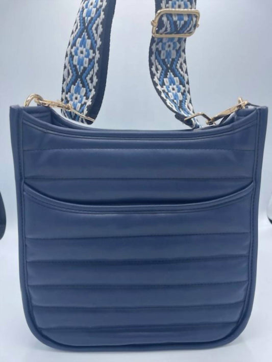 Ahdorned - Char Quilted Messenger Bag