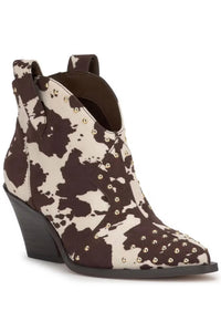 Jessica Simpson Women's Zadie Western Booties in cow print - women's shoe