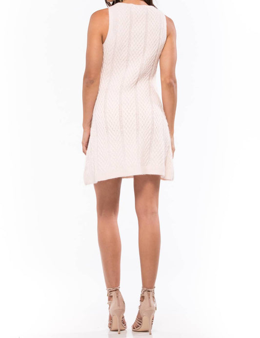 J.O.A. - Sleeveless Pink Sweater Dress