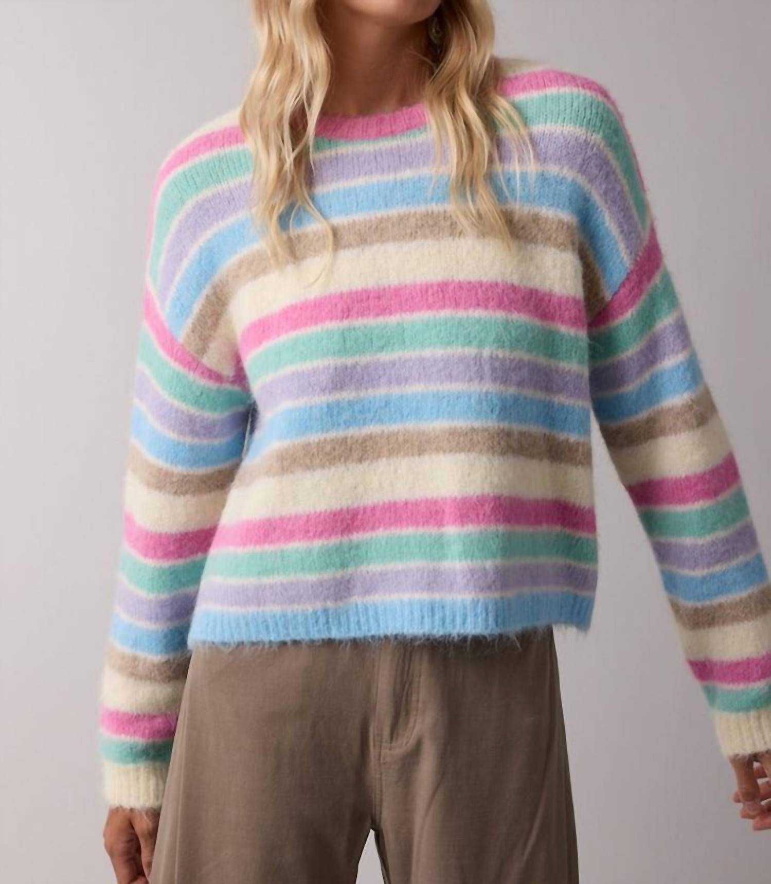 Wishlist - Pastel Striped Sweater