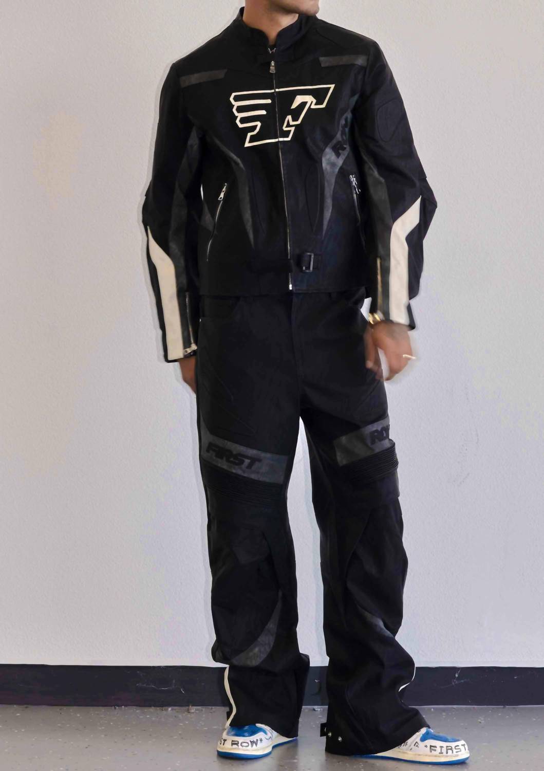 First Row - Furious Motor Racing Y2K Leather Pants