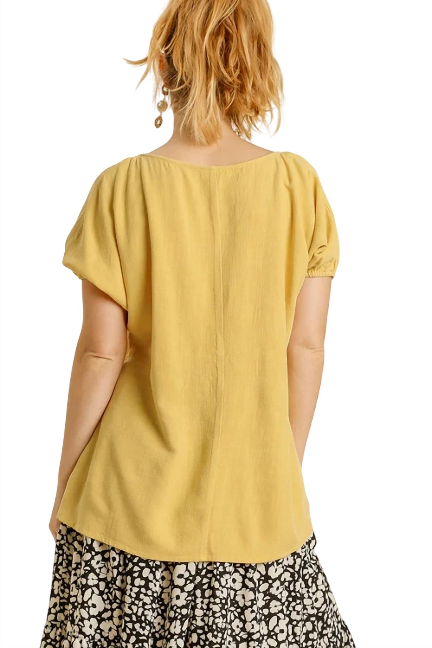 Umgee - Sweetheart Babydoll Top