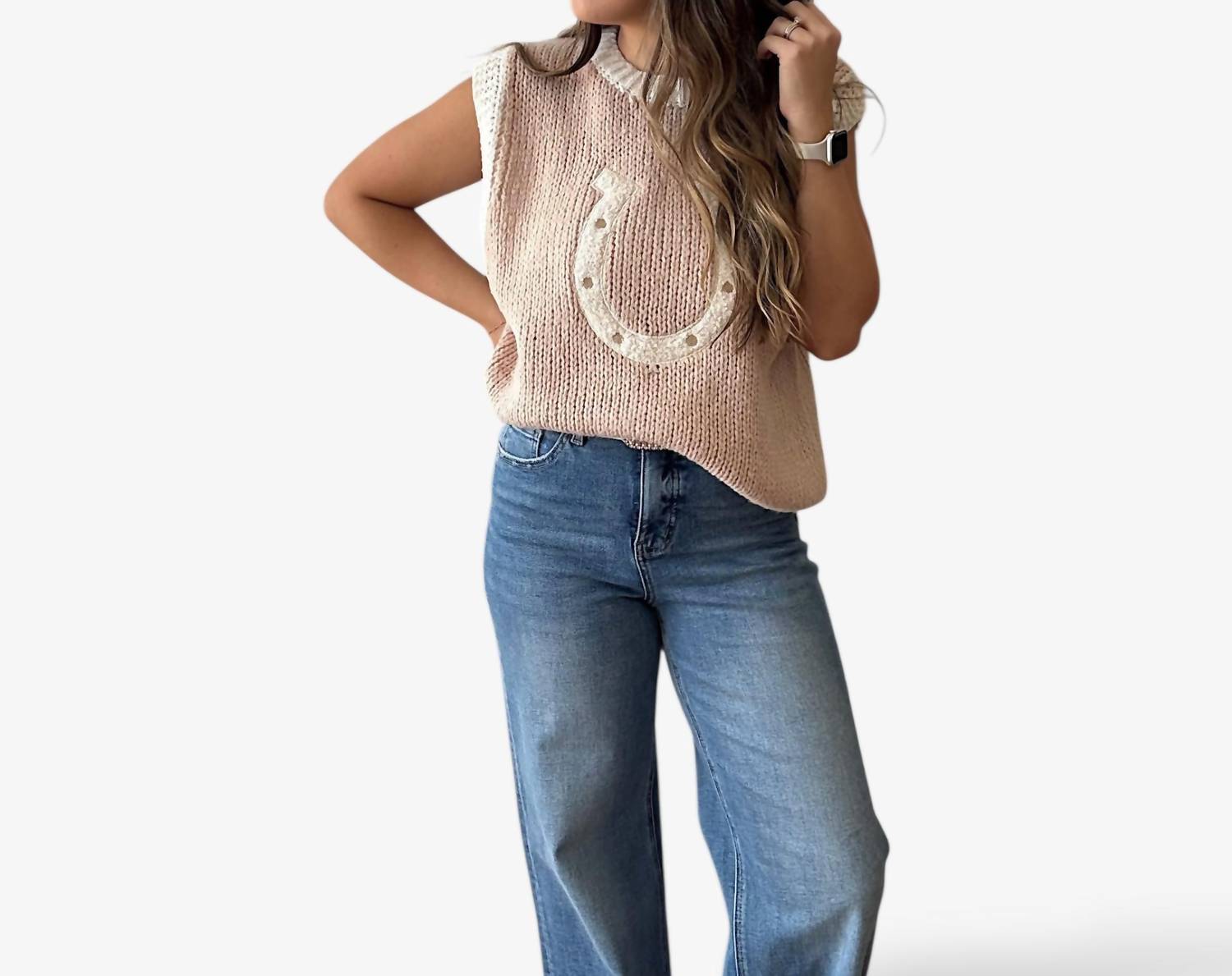 Urban Daizy - Horseshoe Sweater Vest