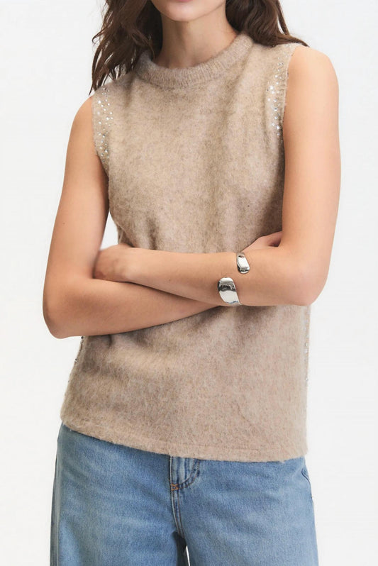 Deluc - Myles Rhinestone Embellished Sweater Vest