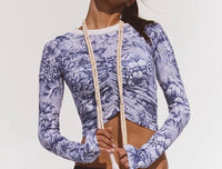 Fp Movement - Tempo Ruched Printed Long Sleeve Tee