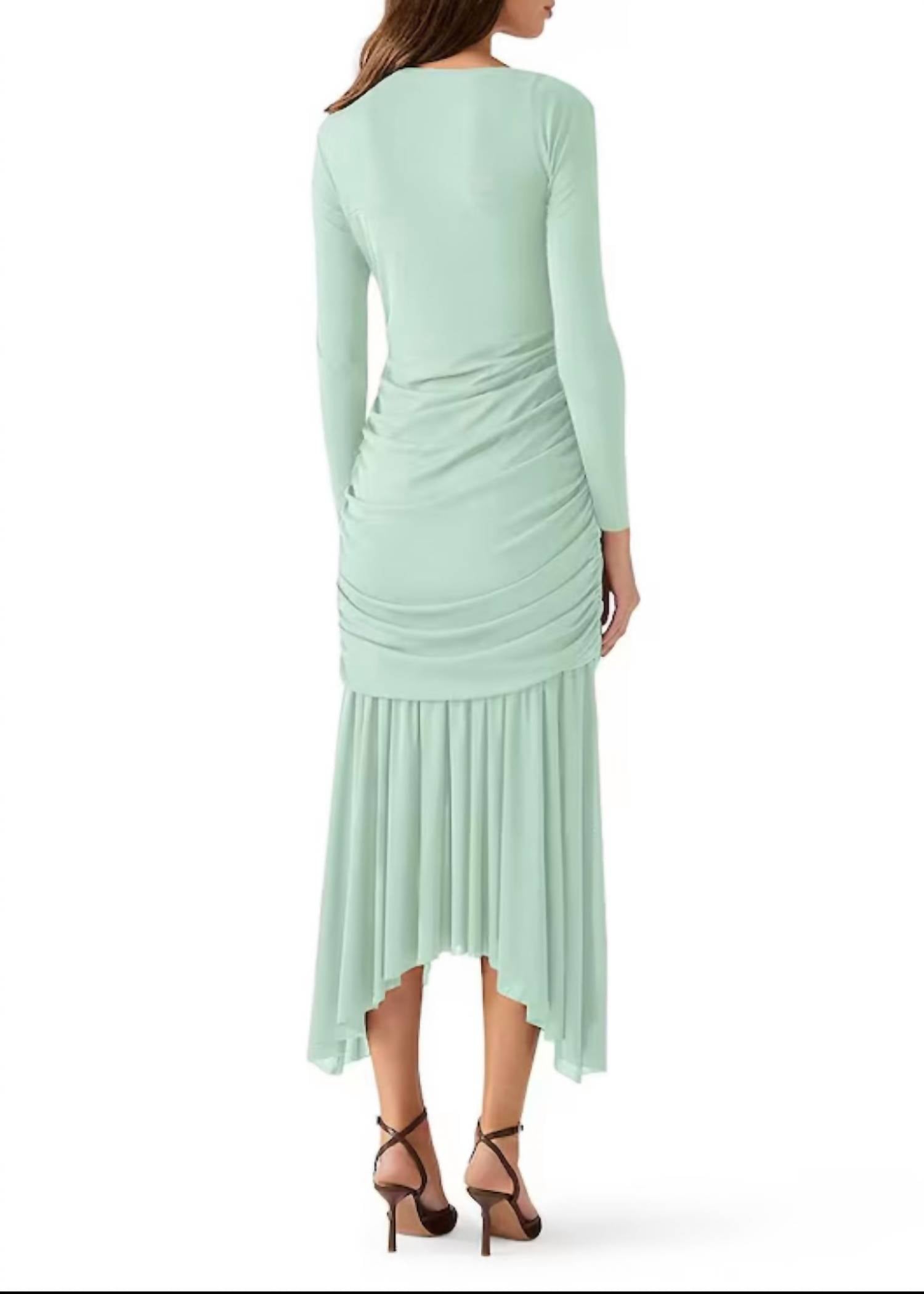 STEVE MADDEN Brioni Dress in dusty teal - women's dress - alternate view