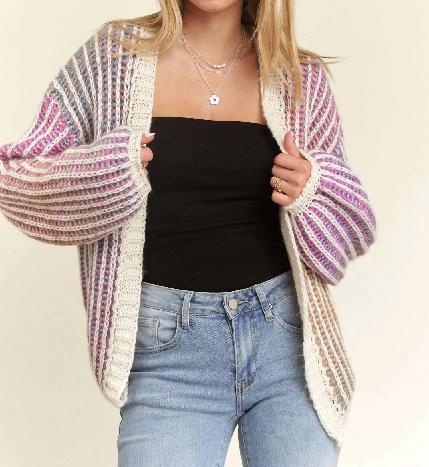 Madelyn - Ombre Sweater Cardigan