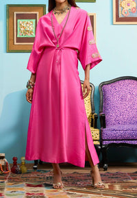 Papa Don'T Preach - Tab Caftan Dress