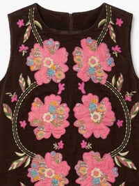 Thml - Women's Floral Embroidered Cord Dress