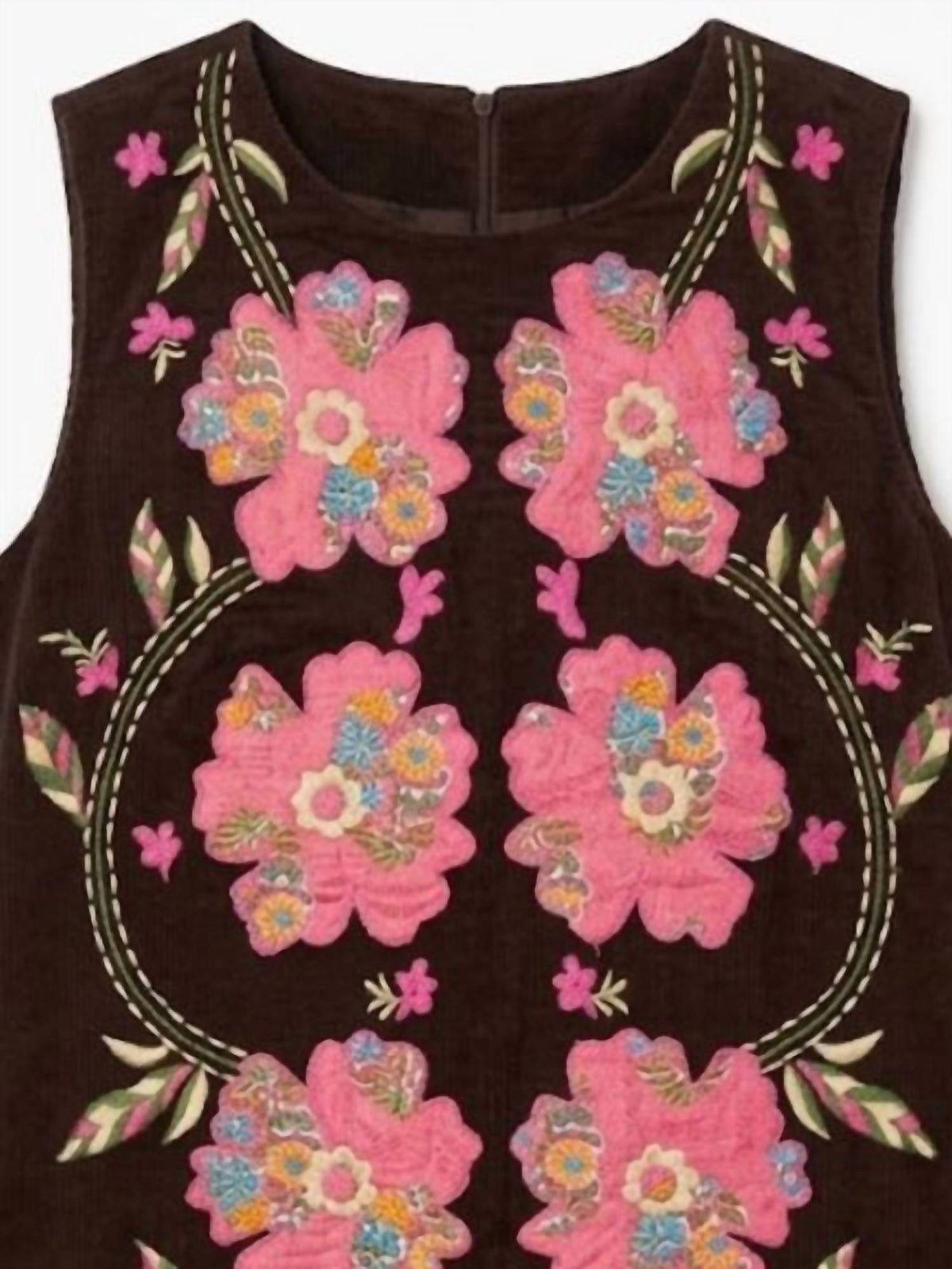 Thml - Women's Floral Embroidered Cord Dress