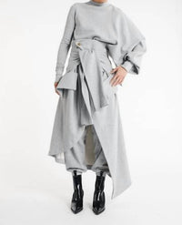 Awake - Modern Jersey Jogger With Shirt Skirt
