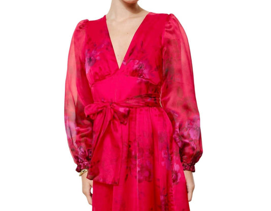 Ina Fashion - Floral Organza Gown