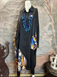 Vanite Couture - Women's Long Cat Shirt Dress