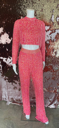 Aleta - Two-piece Sequin Jumpsuit