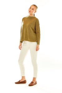 SARA CAMPBELL Flannel Sheri Pants in winter white - women's pants - alternate view