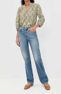 Cleobella Belle V Neck Blouse in eloisa floral - women's blouse - view 5