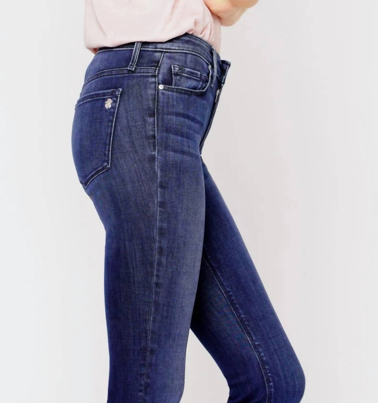 BLACK ORCHID Boot Cut Jeans in wti - women's jeans - detail view