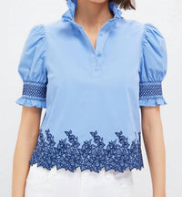 Hyacinth House - Eliza Embroidered Blouse