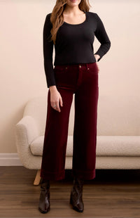 Tribal - High Rise Fly Front 5 Pocket Ankle Pant