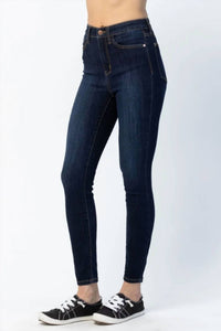 Judy Blue - Women's Cameron High Waist Back Phone Yoke Seam Skinny Jeans