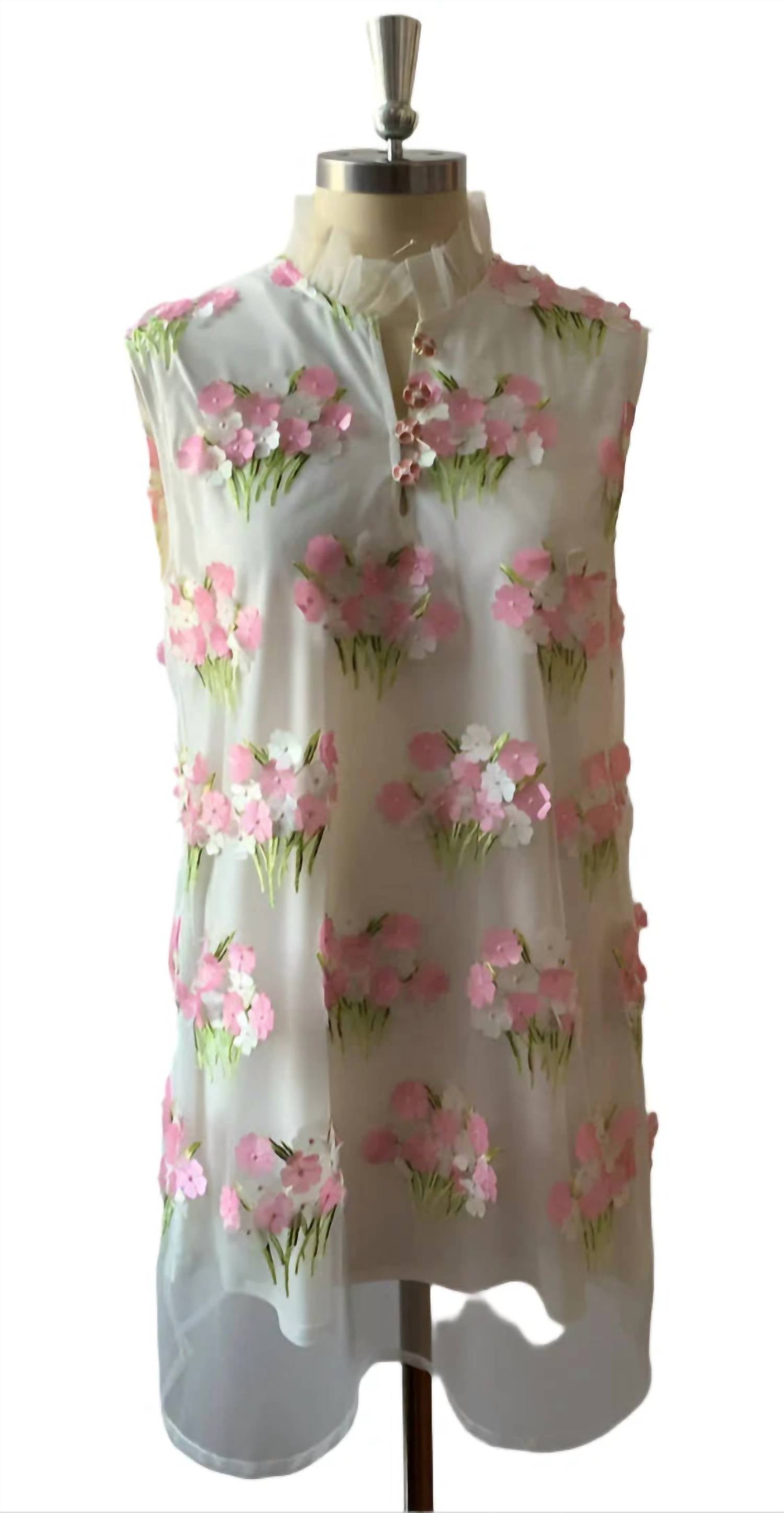 Brianna Cannon - Flower Bouquet Shift Dress