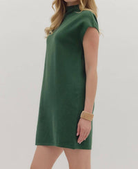 Entro - Mock Neck Sweater Mini Dress